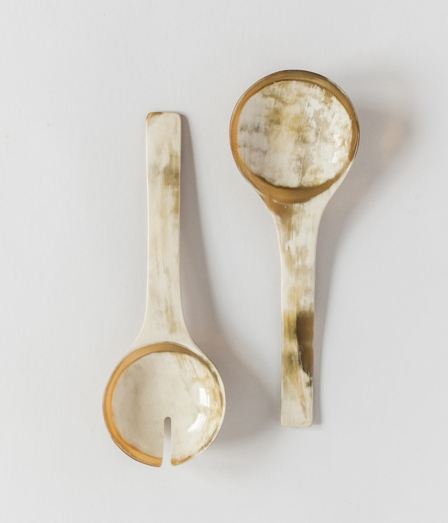 Ankole Horn Serving Spoon Sets - Rose & Fitzgerald