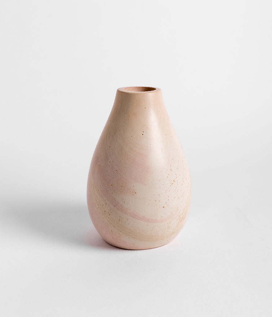 Soapstone Rounded Vase - Short - Rose & Fitzgerald